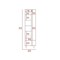Tuhome Nala Cleaning Cabinet, Double Door Cabinet, Four Legs, Five Shelves, White MLB5584 - alternate 3